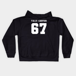 Shakiraquan T.G.I.F. Carter Jersey Kids Hoodie